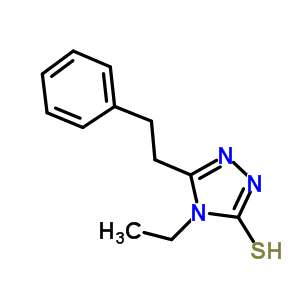 4-乙基-5-(2-苯基乙基)-4H-1,2,4-噻唑-3-硫醇結(jié)構(gòu)式_590376-41-3結(jié)構(gòu)式