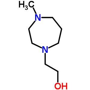 2-(4-甲基-[1,4]二氮雜環(huán)庚烷-1-基)-乙醇結(jié)構(gòu)式_59039-64-4結(jié)構(gòu)式