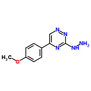 1-(5-(4-甲氧基苯基)-1,2,4-噻嗪-3-基)肼結(jié)構(gòu)式_59318-41-1結(jié)構(gòu)式