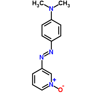 3-(p-二甲基氨基苯基氮雜)吡啶 1-氧化物結構式_59405-47-9結構式