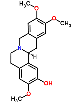 (13aS)-5,8,13,13aα-四氫-3,10,11-三甲氧基-6H-二苯并[a,g]喹嗪-2-醇結構式_59444-66-5結構式