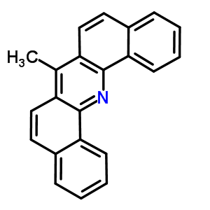 7-甲基二苯[c,h]吖啶結(jié)構(gòu)式_59652-21-0結(jié)構(gòu)式