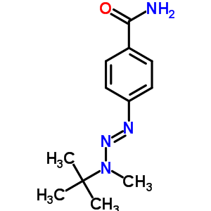 4-(甲基-叔丁基-氨基)二氮雜烯苯甲酰胺結構式_59708-25-7結構式