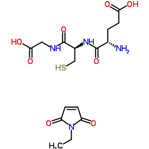 N-乙基馬來酰亞胺-gamma-谷氨酰-半胱氨酰-甘氨酸結(jié)構(gòu)式_60189-42-6結(jié)構(gòu)式
