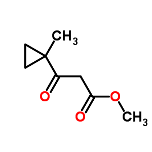 3-(1-甲基環(huán)丙基)-3-氧代-丙酸甲酯結(jié)構(gòu)式_61185-33-9結(jié)構(gòu)式