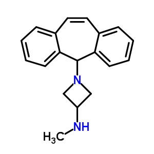 1-[5H-二苯并[a,d]環(huán)庚烯-5-基]-N-甲基-3-氮雜啶胺結(jié)構(gòu)式_61450-34-8結(jié)構(gòu)式