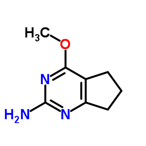 5-甲氧基-2,4-二氮雜雙環(huán)[4.3.0]-2,4,10-壬三烯-3-胺結(jié)構(gòu)式_61539-20-6結(jié)構(gòu)式