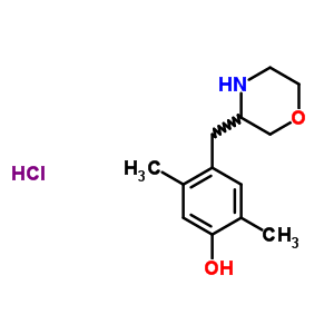 4-(3-嗎啉甲基)-2,5-二甲苯酚鹽酸鹽結(jié)構(gòu)式_61791-78-4結(jié)構(gòu)式