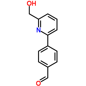 2-(4-甲?；交?-6-(羥基甲基)吡啶結(jié)構(gòu)式_618092-18-5結(jié)構(gòu)式