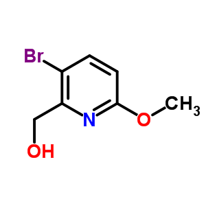 2-Pyridinemethanol, 3-bromo-6-methoxy-Structure,623942-84-7Structure 2-Pyridinemethanol, 3-bromo-6-methoxy- Structure,623942-84-7Structure