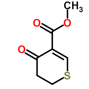4-氧代-5,6-二氫硫代吡喃-3-羧酸甲酯結(jié)構(gòu)式_62723-59-5結(jié)構(gòu)式