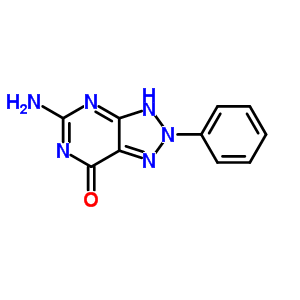 5-氨基-2,3-二氫-2-苯基-7H-1,2,3-噻唑并[4,5-d]嘧啶-7-酮結(jié)構(gòu)式_6295-27-8結(jié)構(gòu)式