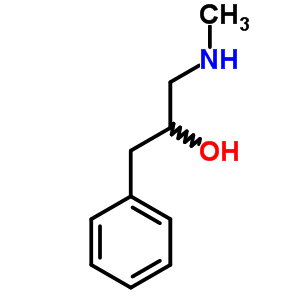 1-(甲基氨基)-3-苯基丙烷-2-醇結(jié)構(gòu)式_63009-94-9結(jié)構(gòu)式