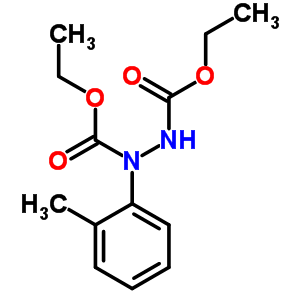 n-(乙氧基羰基氨基)-n-(2-甲基苯基)氨基甲酸乙酯結(jié)構(gòu)式_6304-65-0結(jié)構(gòu)式