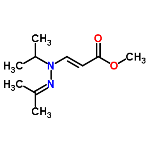 3-((1-甲基乙基)(1-甲基亞乙基)肼基)-2-丙酸甲酯結(jié)構(gòu)式_63263-02-5結(jié)構(gòu)式