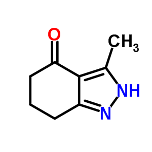 3-甲基-1,5,6,7-四氫吲唑-4-酮結構式_63446-39-9結構式