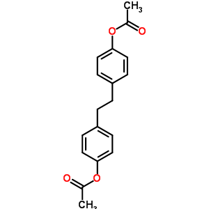 4,4-(1,2-乙烷二基)雙(苯酚)二乙酸酯結(jié)構(gòu)式_63450-00-0結(jié)構(gòu)式