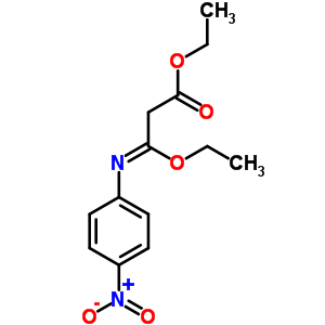 3-乙氧基-3-[(4-硝基苯基)亞氨基]丙酸乙酯結(jié)構(gòu)式_63468-27-9結(jié)構(gòu)式