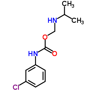 M-氯苯氨基甲酸 n-異丙基氨基甲酯結(jié)構(gòu)式_63716-28-9結(jié)構(gòu)式