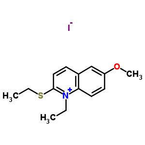1-乙基-2-乙基硫代-6-甲氧基喹啉碘化物結(jié)構(gòu)式_63816-13-7結(jié)構(gòu)式