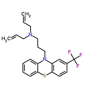 N,N-二烯丙基-2-(三氟甲基)-10h-吩噻嗪-10-丙烷-1-胺結(jié)構(gòu)式_63834-03-7結(jié)構(gòu)式
