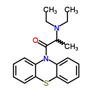 1-(10H-吩噻嗪-10-基)-3-(二甲基氨基)-1-丙酮結構式_63834-04-8結構式