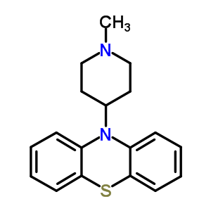 10-(1-甲基-4-哌啶基)-10h-吩噻嗪結(jié)構(gòu)式_63834-14-0結(jié)構(gòu)式