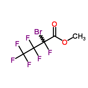 2,3,3,4,4,4-六氟-2-溴丁酸甲酯結(jié)構(gòu)式_63867-09-4結(jié)構(gòu)式