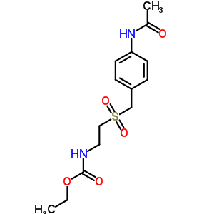 N-(p-乙?；被S基磺?；?-n-乙基氨基甲酸乙酯結(jié)構(gòu)式_63884-79-7結(jié)構(gòu)式