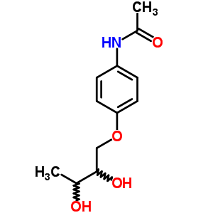 3-(P-乙?；被窖趸?-1-甲基-1,2-丙二醇結(jié)構(gòu)式_63905-27-1結(jié)構(gòu)式