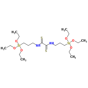 N,N-雙[3-(三乙氧基甲硅烷基)丙基]乙烷雙硫代酰胺結(jié)構(gòu)式_63981-23-7結(jié)構(gòu)式