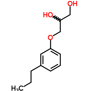 3-(M-丙基苯氧基)-1,2-丙二醇結(jié)構(gòu)式_63991-77-5結(jié)構(gòu)式