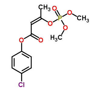 (E)-3-[(二甲氧基膦)氧基]-2-丁酸 4-氯苯酯結(jié)構(gòu)式_64011-79-6結(jié)構(gòu)式