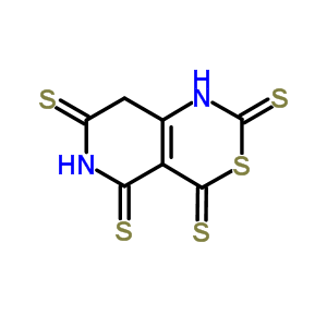 2H-吡啶并[4,3-d][1,3]噻嗪-2,4,5,7(1h,6h,8h)-四硫酮結(jié)構(gòu)式_64247-57-0結(jié)構(gòu)式