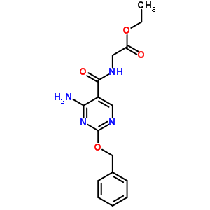 n-[[4-氨基-2-(苯基甲氧基)-5-嘧啶]羰基]-甘氨酸乙酯結(jié)構(gòu)式_64623-43-4結(jié)構(gòu)式