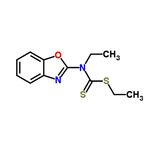 N-苯并噁唑-2-基-N-乙基-1-乙基磺?；?甲烷硫代酰胺結(jié)構(gòu)式_64981-78-8結(jié)構(gòu)式