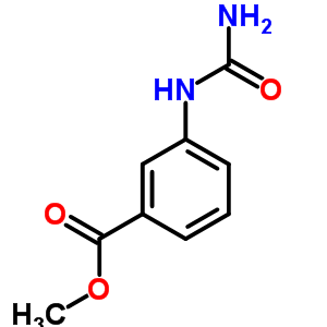 3-[(氨基羰基)氨基]苯甲酸甲酯結(jié)構(gòu)式_65081-75-6結(jié)構(gòu)式