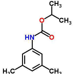 丙烷-2-基 N-(3,5-二甲基苯基)氨基甲酸酯結構式_6622-40-8結構式