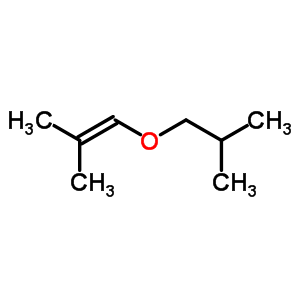 2-甲基-1-(2-甲基丙氧基)-1-丙烯結構式_6623-96-7結構式