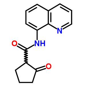 2-Oxo-n-quinolin-8-yl-cyclopentane-1-carboxamideStructure,66262-71-3Structure 2-Oxo-n-quinolin-8-yl-cyclopentane-1-carboxamide Structure,66262-71-3Structure