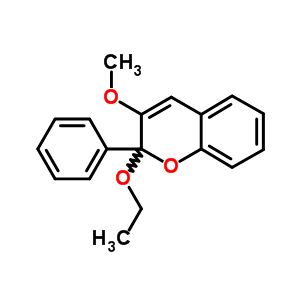 2-乙氧基-3-甲氧基-2-苯基-2H-1-苯并吡喃結構式_6631-19-2結構式