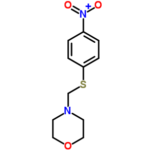 4-[[(4-硝基苯基)硫代]甲基]-嗎啉結(jié)構(gòu)式_6631-75-0結(jié)構(gòu)式