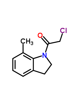 (9ci)-1-(氯乙?；?-2,3-二氫-7-甲基-1H-吲哚結(jié)構(gòu)式_66624-43-9結(jié)構(gòu)式