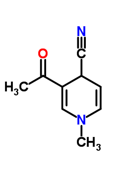 (9ci)-3-乙?；?1,4-二氫-1-甲基-4-吡啶甲腈結(jié)構(gòu)式_66720-18-1結(jié)構(gòu)式