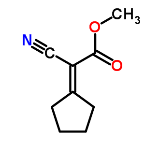 2-氰基-2-環(huán)戊基-乙酸甲酯結(jié)構(gòu)式_66977-04-6結(jié)構(gòu)式
