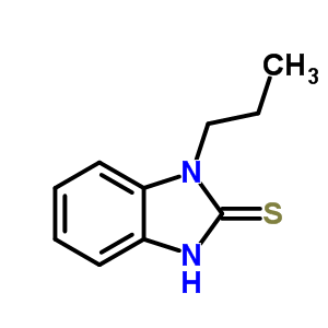 (9ci)-1,3-二氫-1-丙基-2H-苯并咪唑-2-硫酮結構式_67624-25-3結構式