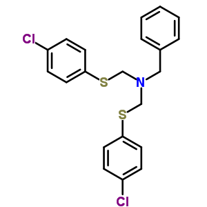 N-芐基-1-(4-氯苯基)磺?；?n-[(4-氯苯基)磺?；谆鵠甲胺結(jié)構(gòu)式_67857-75-4結(jié)構(gòu)式
