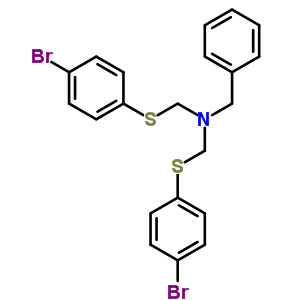 N-芐基-1-(4-溴苯基)磺?；?n-[(4-溴苯基)磺?；谆鵠甲胺結(jié)構(gòu)式_67857-78-7結(jié)構(gòu)式