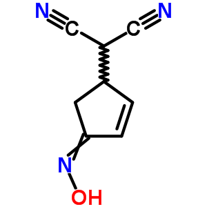2-[4-(羥基亞氨基)-2-環(huán)戊烯-1-基]-丙二腈結(jié)構(gòu)式_68265-97-4結(jié)構(gòu)式