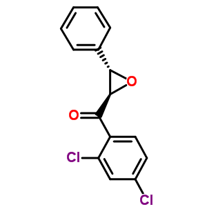 (2,4-二氯苯基)[(2r,3s)-3-苯基環(huán)氧乙烷]-甲酮結(jié)構(gòu)式_691178-33-3結(jié)構(gòu)式